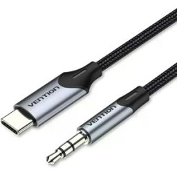 Vention BGKHF - Cabo de áudio USB-C macho - Jack 3.5 macho - 1m