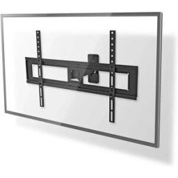 Nedis TVWM1450BK - Suporte de parede c/ braço para LCD de 37'' até 70'' (93..177cm)
