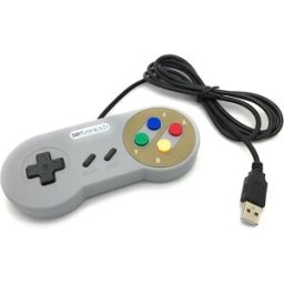 Comando USB 2.0 Retro SNES compatível com PC e Raspberry Pi