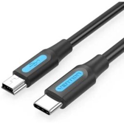 Vention COWBF - Cabo USB-C Mini-USB 480Mbps - 1m - preto