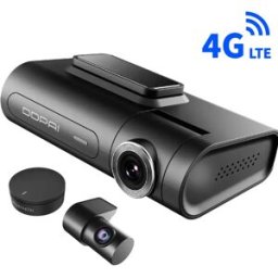 DDPAI X2S Pro 4G - Dashcam frontal 2.5K + câmara traseira 1080p c/ comando, GPS, Wi-Fi e 4G