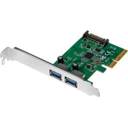 Logilink - Placa PCI Express com 2 portas USB 3.2 Gen2 de alta velocidade