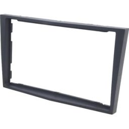 Moldura para auto-rádio 2 DIN p/ Opel Astra/Vivaro/Zafira >2004 - cinzenta (escuro)