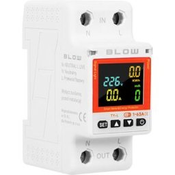 Medidor Digital Custos Energia Inteligente 63A Wi-Fi TUYA p/ Calha DIN - BLOW