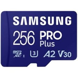 Cartão de Memória Pro Plus 256GB SDXC UHS-I (Classe 10) + Adaptador - SAMSUNG