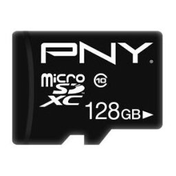 Cartão de Memória MicroSDXC 128GB (Classe 10) - PNY
