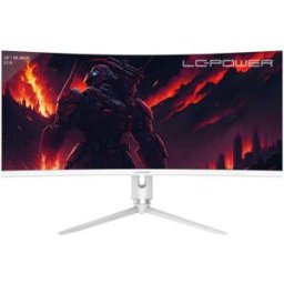 Monitor Curvo 34" LC-M34-Q-C-PRO Ultra WQHD (Branco) - LC-POWER