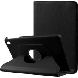 Capa p/ Samsung Galaxy Tab A9 e Tab A11 Couro Sintético (Preto) - COOL