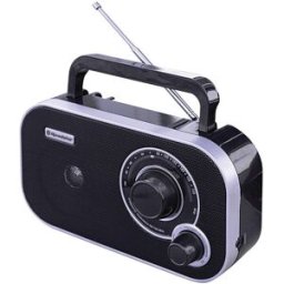 Rádio FM Portátil (Preto) - ROADSTAR