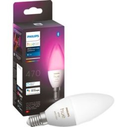 Lâmpada LED Inteligente Vela E14 RGB + 5,3W (B39) - PHILIPS HUE