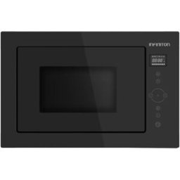 Microondas Encastre 25L 900W c/ Grill (Preto) - INFINITON