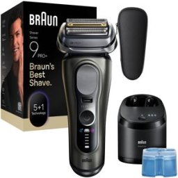 Máquina de Barbear Series 9 Pro+ 9655cc (Cinzento) - BRAUN