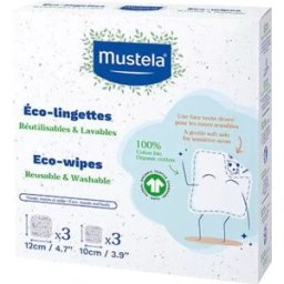 Mustela Bebé Toalhetes Eco Reutilizáveis x6 Unidades