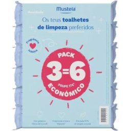 Mustela Bebé Toalhitas De Limpeza 60Unid (Pack 6)