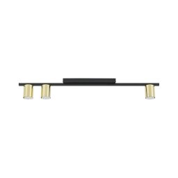 Spot LED LOGAN 3xGU10/10W/230V preto/dourado