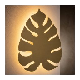 Aplique de parede MONSTERA 3xG9/8W/230V dourado