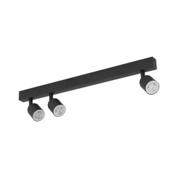 Candeeiro de focos LED TOP 3xGU10/10W/230V, preto