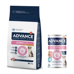 12kg Atopic com coelho Advance Veterinary Diets ração cães