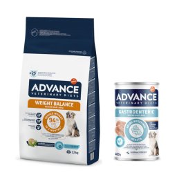 12kg Weight Balance Medium/Maxi Advance Veterinary Diets ração cães