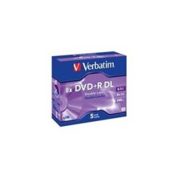 Verbatim DVD+R Dupla Camada 5 unidades
