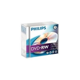 Philips DVD-RW Discos Regraváveis 5 unidades