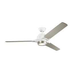 Kichler KLF-ZEUS-60-WHT-LED Ventilador de techo regulable ZEUS LED 10W 230V +comando