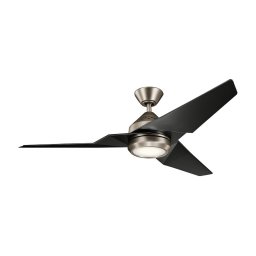Kichler KLF-JADE-60-AP-LED Ventilador de teto dim. JADE 18W/230V preto+comando