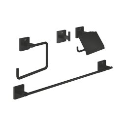 GROHE 411152430 - Conjunto de acessórios START CUBE 558 mm preto