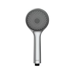 WENKO 23991100 - Cabeça de duche WATERSAVING SYSTEM 9,5 x 9,5 cm, cromado brilhante/cinzento