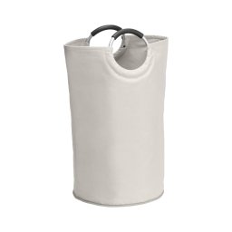 WENKO 3440001100 - Cesto para roupa STONE 38x72 cm bege/prateado/preto