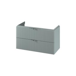 Cersanit S1015-012 - Armário suspenso para lavatório TIRSO 100x45 cm, verde-menta