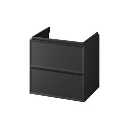Cersanit S1021-002 - Móvel suspenso de casa de banho para lavatório MILLE 60x45 cm preto