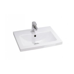 Cersanit K32-002-BOX - Lavatório de bancada/suspenso COMO 40x50 cm cerâmica/branco