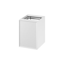 Cersanit S1022-011 - Armário de casa de banho suspenso com cesto para roupa MILLE 40x45 cm branco