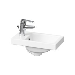 Cersanit K32-001-BOX - Lavatório de bancada/suspenso COMO 22x40 cm cerâmica/branco