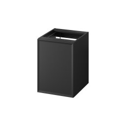 Cersanit S1022-012 -Móvel suspenso de casa de banho com cesto para roupa MILLE 40x45 cm preto