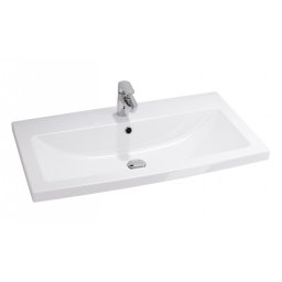 Cersanit K32-004-BOX - Lavatório de bancada/suspenso COMO 45x80 cm cerâmica/branco