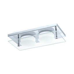 Eglo 75327 - LED Candeeiro de tecto ABIOLA 2xLED/6W/230V cromado brilhante