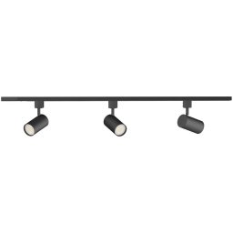 Philips - Luminária com 3 focos para sistema de trilho EASYLINK 3xGU10/7W/230V 1m preta