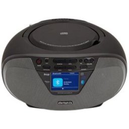 Boombox portátil Aiwa Bluetooth USB Rádio DAB+ FM CD