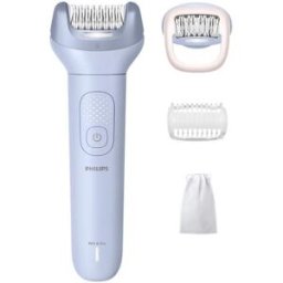 Depiladora Elétrica Philips Serie 8000 BRE708/00 sem Fios 2 Velocidades 3 Cabeças Seco e Húmido Carregamento Rápido