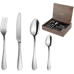 Amefa Sierra 805123MDF3C40, conjunto de talheres de 24 peças numa caixa de madeira