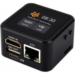 Luckfox PicoKVM - Controlador IP KVM com HDMI 1080p, Ethernet 100 Mbps e Ecrã Tátil 1.54''