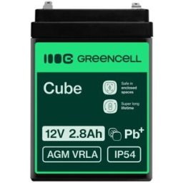 Bateria Chumbo AGM 12V 2,8Ah VRLA Deep Cycle - GREEN CELL