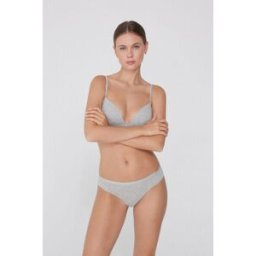 Tezenis Cueca Mulher em Algodão Orgânico Mulher Cinza Tamaño M