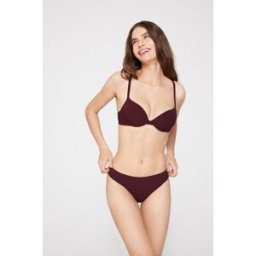 Tezenis Cueca brasileira microfibra sem costuras Mulher Vermelho Tamaño L