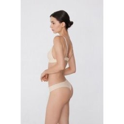 Tezenis Cueca brasileira microfibra sem costuras Mulher Marfim Tamaño S