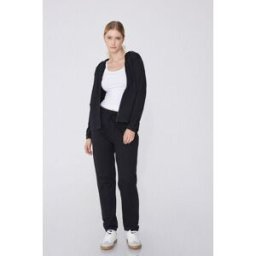 Tezenis Calças Jogger com Bolso Embutido e Cordão Mulher Preto Tamaño S
