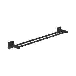 GROHE 411042430 - Suporte para toalhas de dois braços START CUBE, 654 mm, preto