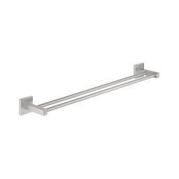 GROHE 41104DC0 - Suporte duplo para toalhas QUICKFIX START CUBE 654 mm em aço inoxidável